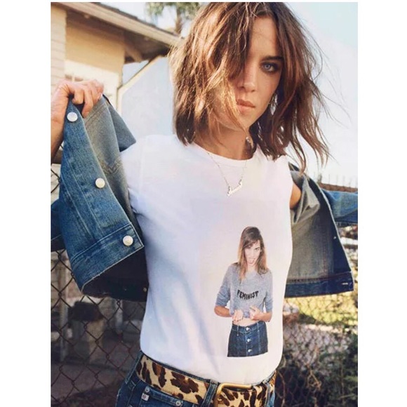 ALEXA CHUNG x AG white/graphic t-shirt 🤍 - Picture 12 of 14
